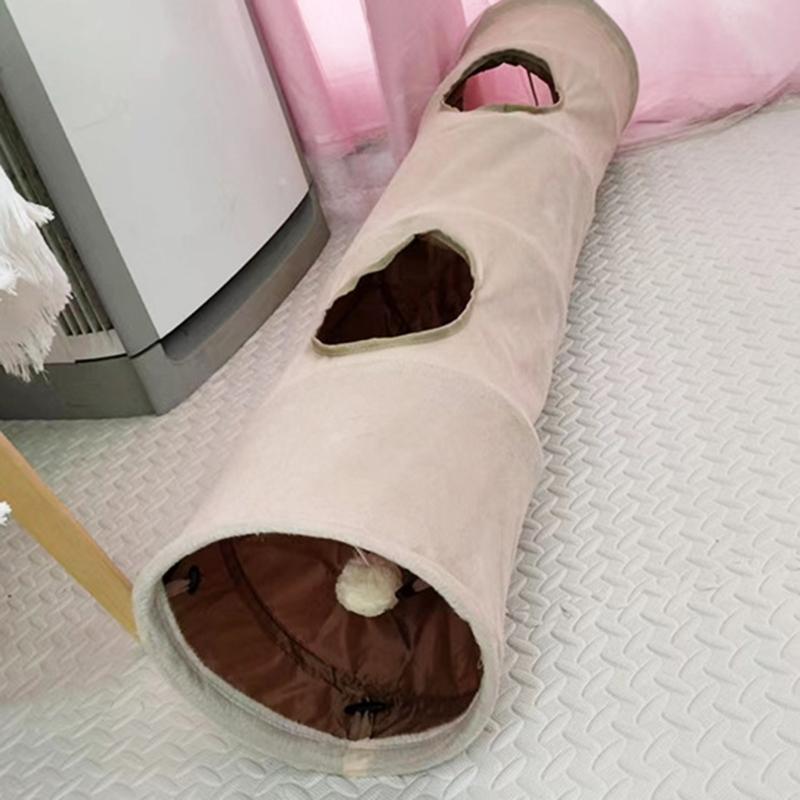 Игрушки для кошек Тоннель Трубка Тоннели Складной Котенок для Игровой палатки Интерактивная игрушка Дом для кошек для Кролика Мелких животных