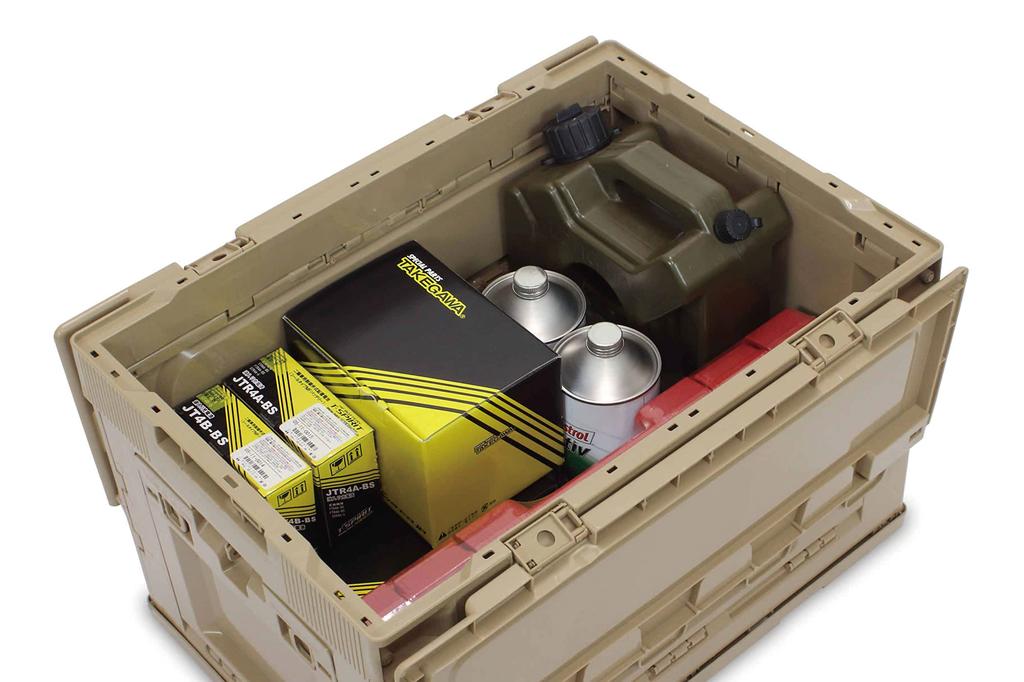 Специальные детали Такегава (ТАКЕГАВА) Складной контейнер 50 л Оливково-зеленый 08-01-0182