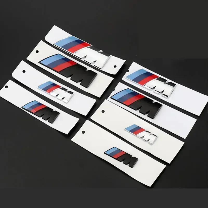-1pcs BMW M Emblem 3D ABS Car Fender Rear Trunk Sticker For BMW E39 E46 E36 E90 G20 G30 E60 G22 F30 F20 X3 X5 M Accessories