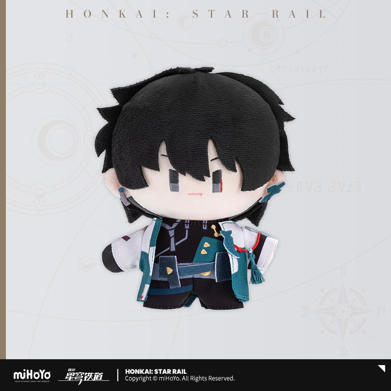 Официальная игра Mihoyo Honkai Star Rail Серия Q Jing Yuan Fu Xuan Mydei Aventurine Аниме Косплей Плюшевая Кукла Игрушка Талисман Подарок