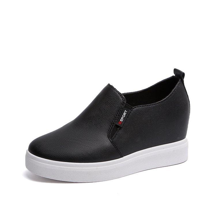 Женская повседневная обувь на высоком каблуке, женские кроссовки на танкетке, обувь для отдыха на платформе, дышащая, увеличивающая объем, обувь 2024