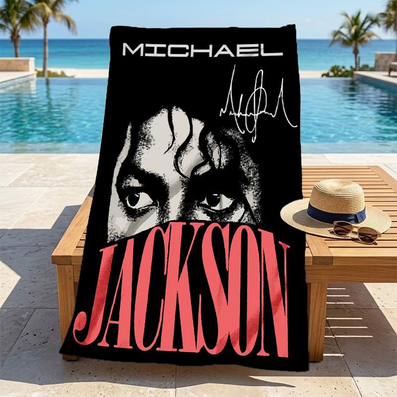 Michael Jackson Stylish Digital Printing Beach Towel Quickdrying Absorbent Blanket For Beach Pool Gym Travel