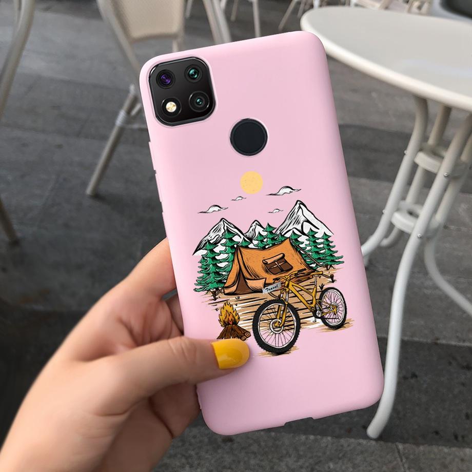 Чехлы Для Redmi 9C Чехол Xiaomi Redmi 9C NFC Чехол для телефона Мягкий чехол для телефона Ударопрочный бампер Redmi9c 9 C Xiomi Силиконовый МЯГКИЙ Чехол