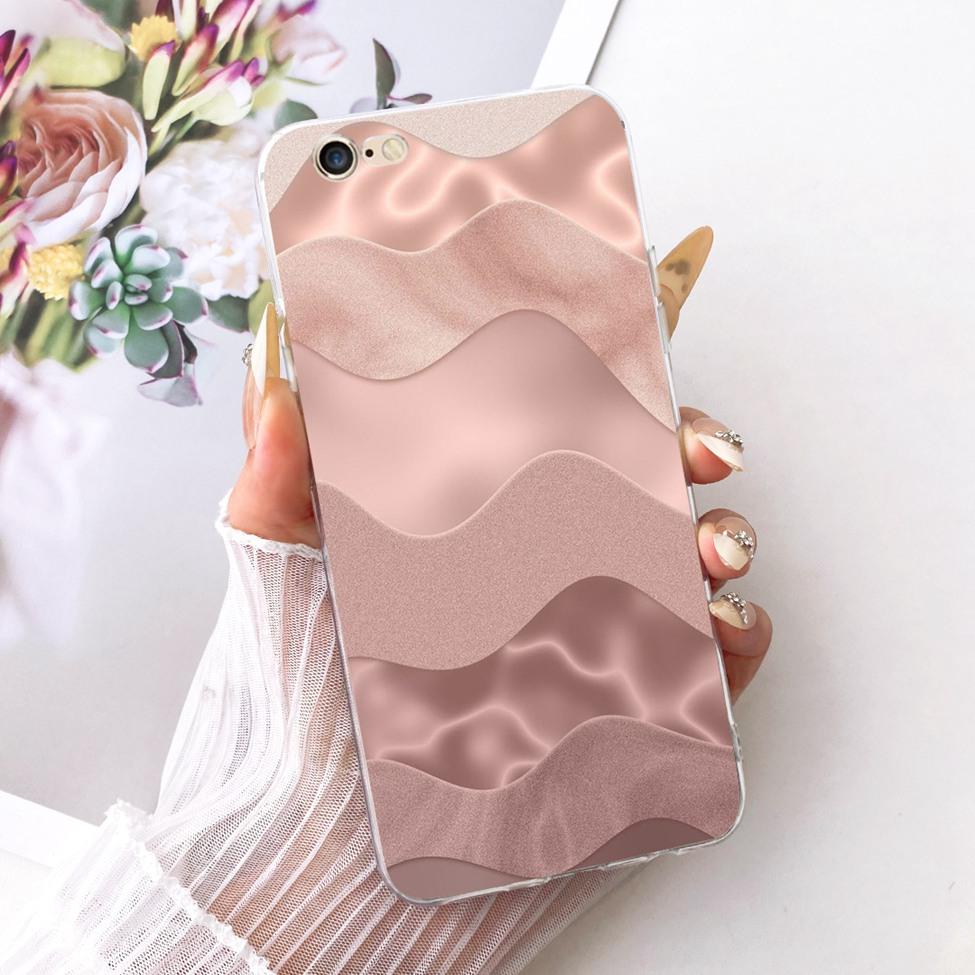 Transparent Casing For iPhone 6s Phone Case For iPhone 6 Cover Luxury Fashion Butterfly Funny Cute Painted