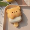 Мороженое-мишка Squishy Игрушка 1 шт., Большой Мягкий TPR Медленно Поднимающийся Мячик-Антистресс, Сенсорная Игрушка-Фиджет для Детей, Нетоксичный Подарок на День Рождения