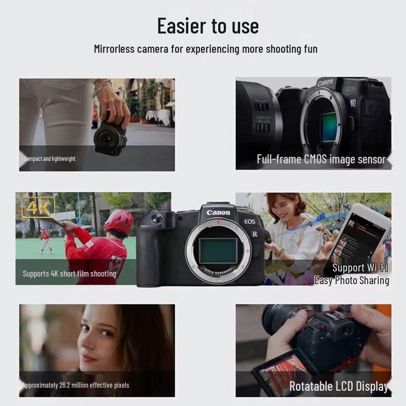 Canon Полнокадровая беззеркальная камера Canon EOS RP с объективом RF 35mm f/1.8 (Китайская версия)