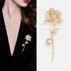 Rose Corsage Female Flower Female Simple Pin Clothes With Accessories Coat Brooch New Year'S Tide