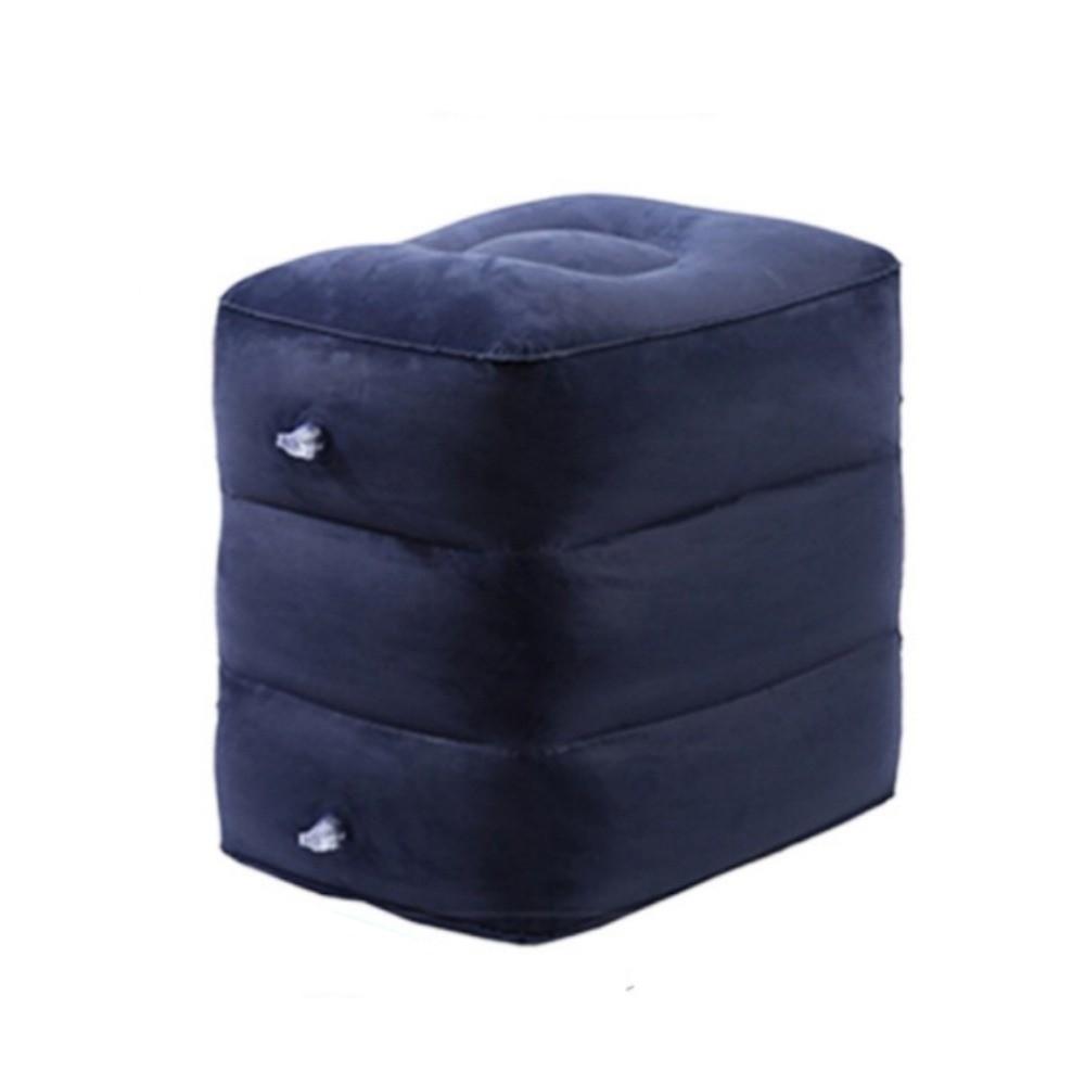 Компактная подставка для ног Inflatable Footrest Удобная Прочная Подушка для ног Портативная Легкая Подушка для сиденья Автомобильное путешествие