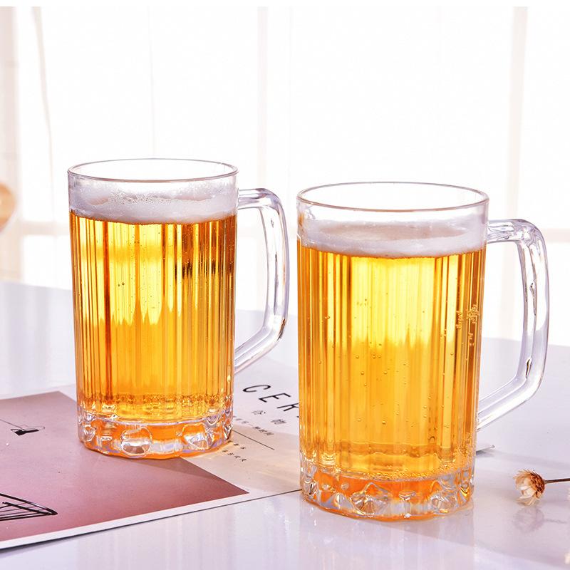 500ML Unbreakable Transparent Acrylic Mug for Beer Coffee Juice Water Perfect for Any Occasion