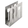 Porte-serviettes - IBILI - 724600 - Inox - Argent - 20 X 12 X 1 Cm