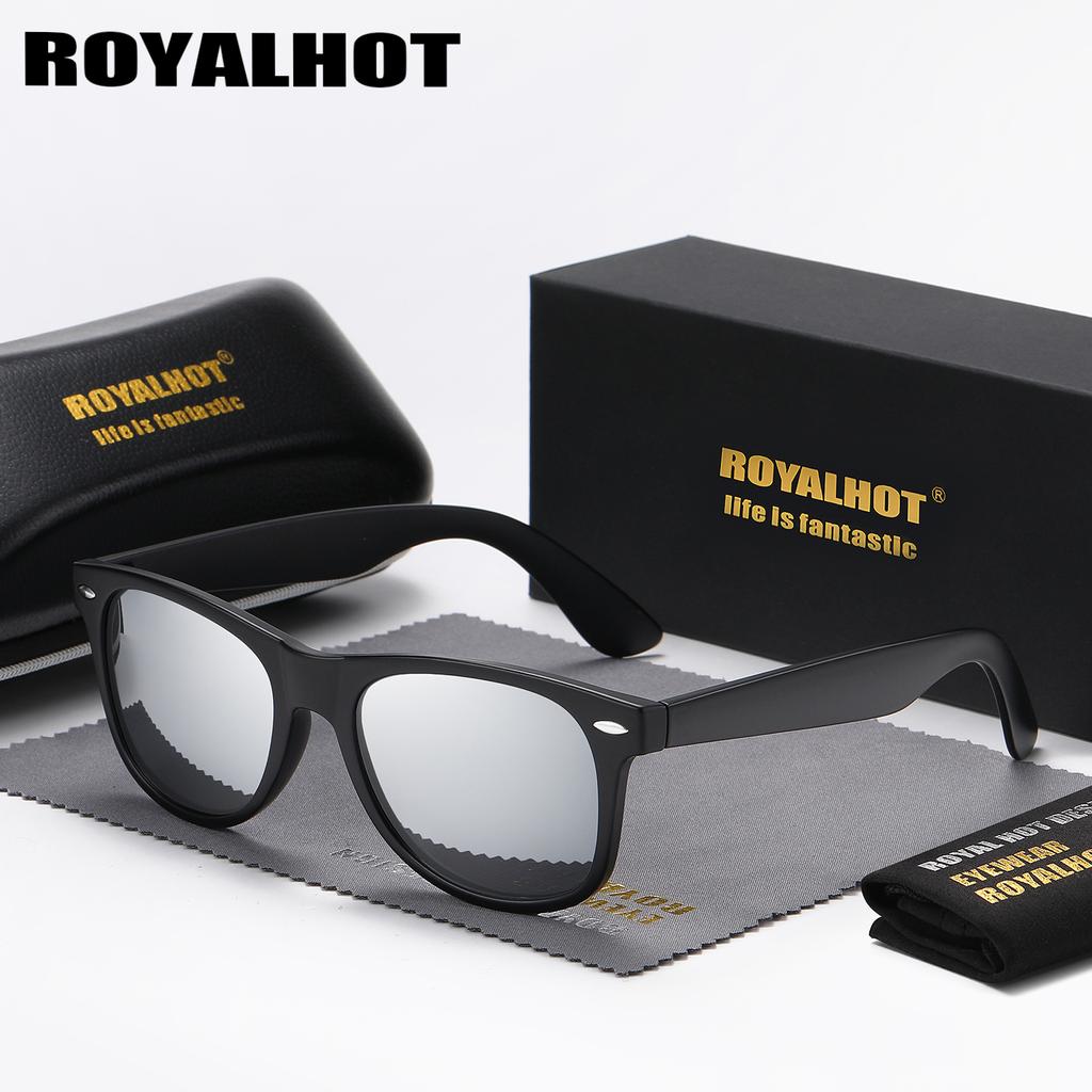 Royalhot Мужчины Женщины Поляризованные Ретро Солнцезащитные Очки В Квадратной Оправе Солнцезащитные Очки Для Вождения Оттенки Oculos Masculino