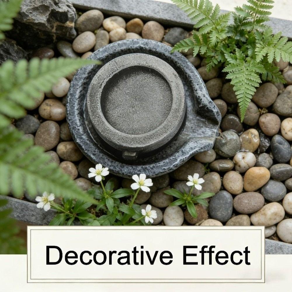 Resin Fish Tank Mini Water Mill Circulating Waterfall Waterfall Fountain Decor Garden Decor