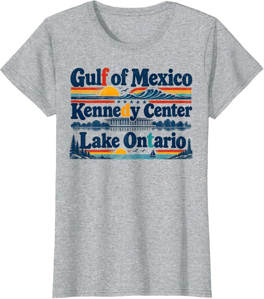 Gulf of Mexico Lake Ontario Kennedy Center Ladies' Crewneck T-Shirt
