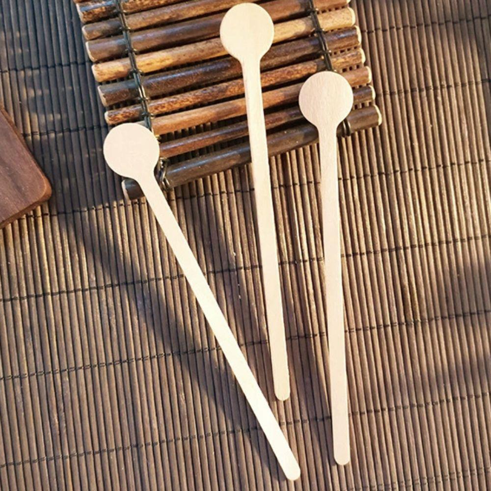 100 шт одноразовые палочки для размешивания кофе деревянные палочки для размешивания кофе мороженое