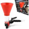 Car Engine Oil Filling Set Funnel with Adjustable Width Holding Clamp PVC Plastic Multifunctional Pour Oil Tool Auto Car Repair