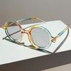 Винтажные круглые солнцезащитные очки Модные ретро конфетных цветов Защищающие от синего света очки Очки Модный брендовый дизайнерский солнцезащитные очки