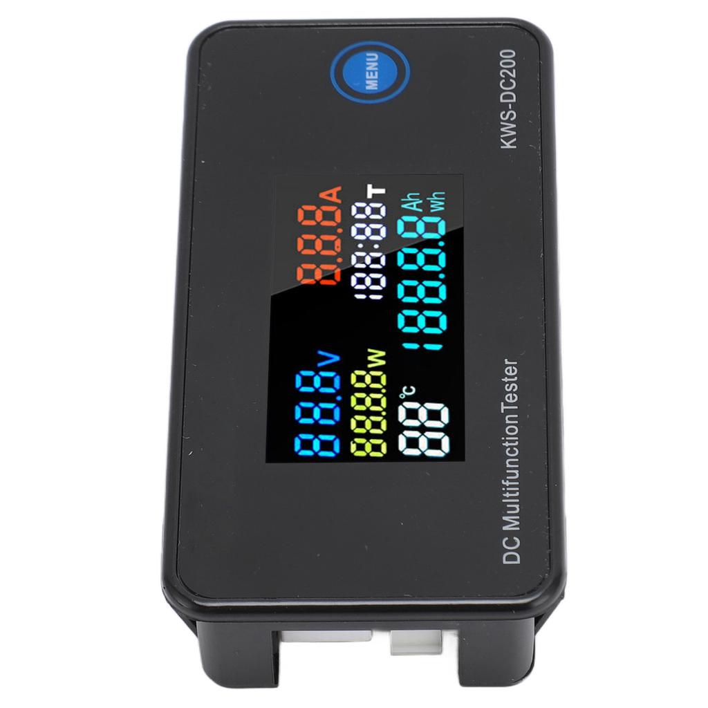 DC Digital Voltmeter Ammeter DC200 50A LCD Color Display 7 In 1 Multifunction DC Multimeter Tester for Factory