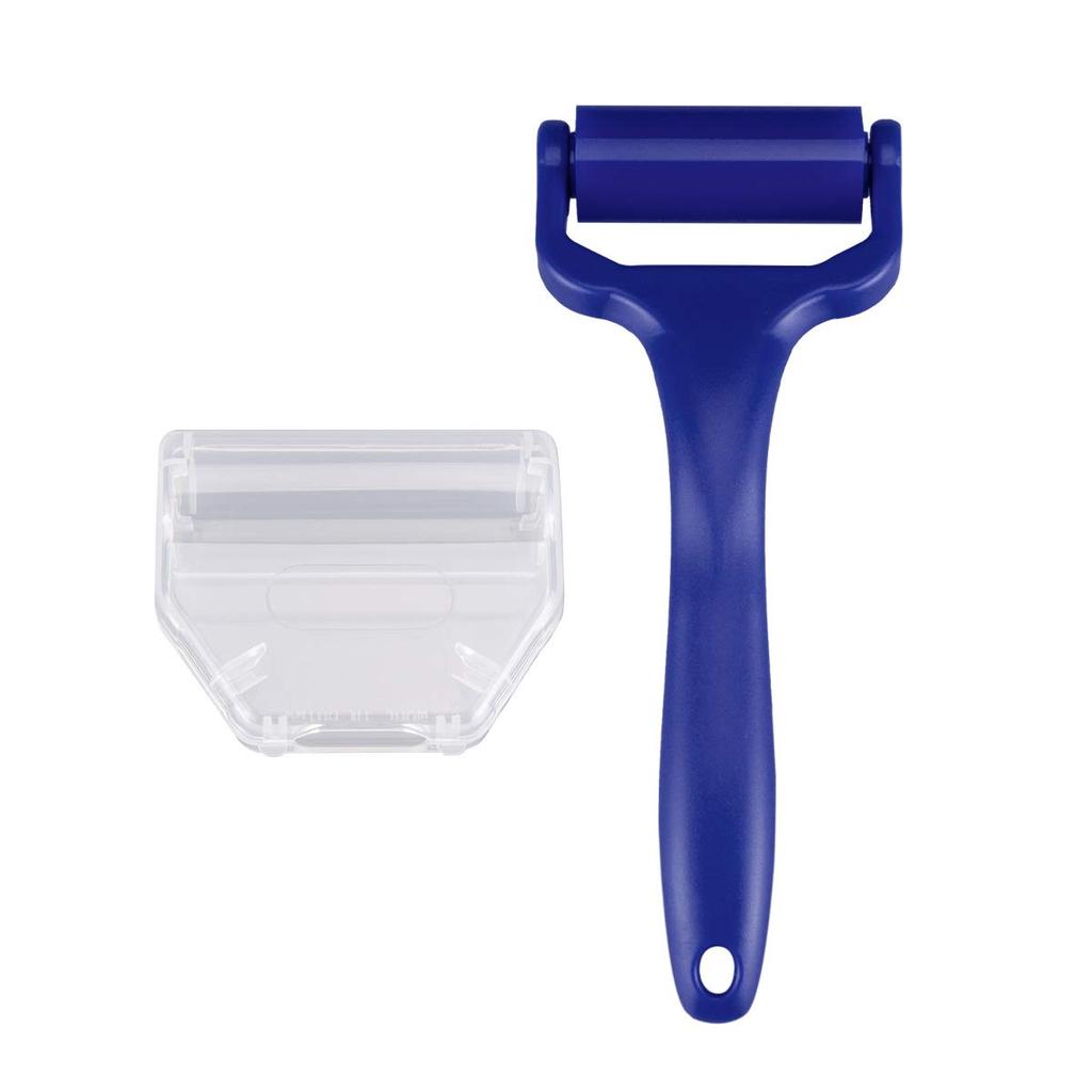 kwmobile Record Cleaner with Roller for Vinyl Records Silicone Standard Absorbs Dust and Also Compatible with and - Roller, Size, Dirt, CDs, DVDs,