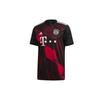 Adidas Bayern Munich Away Fan Edition Short Sleeve Soccer Jersey Men Tops Black FN1949