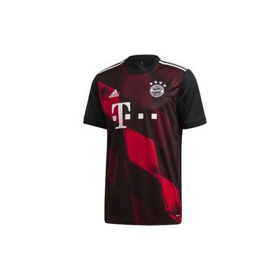 adidas Футболка мужская Бавария Мюнхен гостевая фанатская версия с коротким рукавом черная FN1949