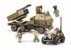 Sluban 557Pcs Hunting And Annihilating Raid Tank Construction Blocks Military Counter-Aircraft Rocket Educational Toys For Kids