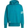 Adidas Originals Neuclassics Худи с вышитым логотипом и тремя полосками, удобное, минималистичное, мужское, традиционно-синее, JF9140