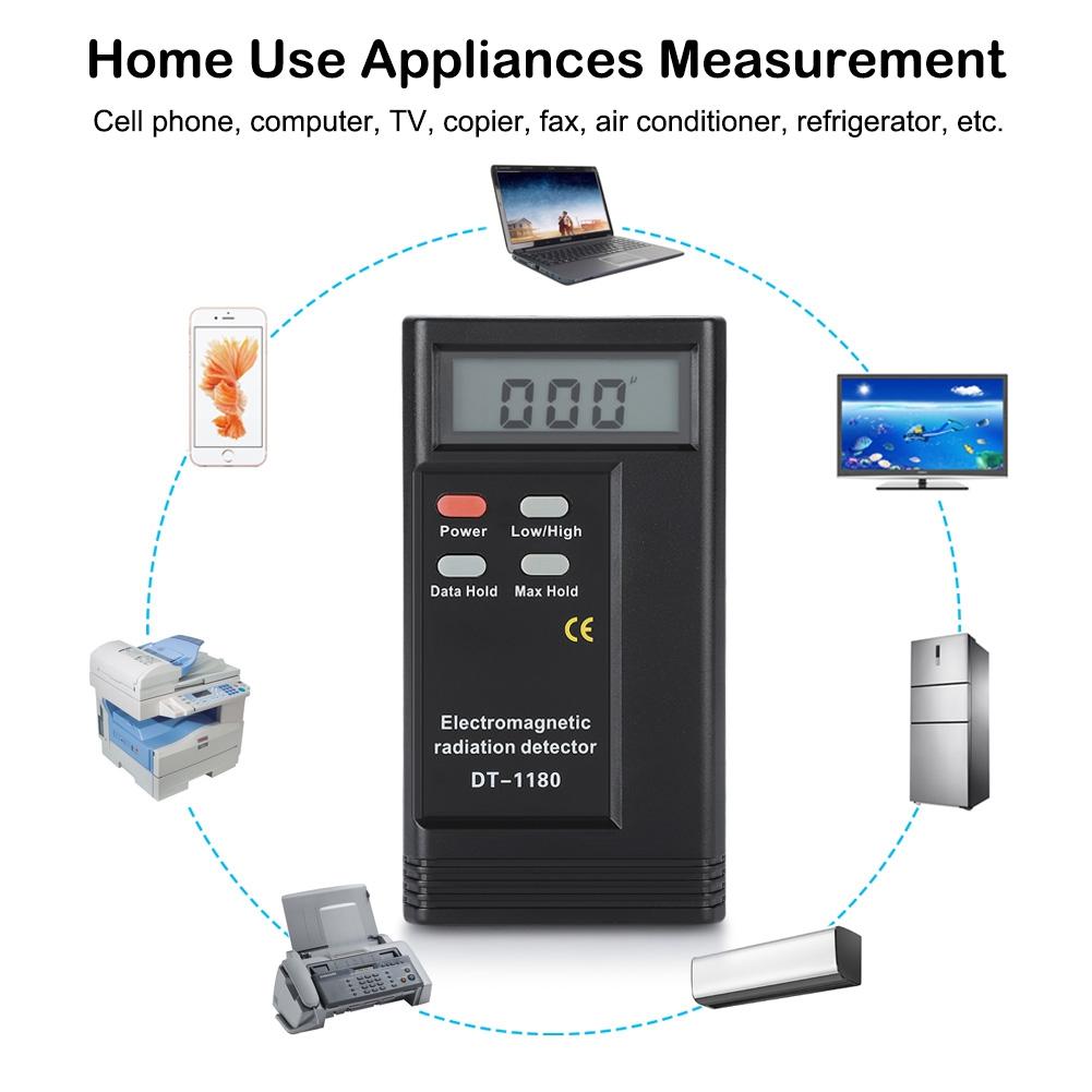 Dual Frequency Electric Magnetic Field Gauss Detector Electromagnetic Radiation Meter