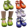 Cute Baby Doll Shoes Cartoon Doll Cosplay Accessories Kids Toy PU Leather Shoes  for 1/3 BJD