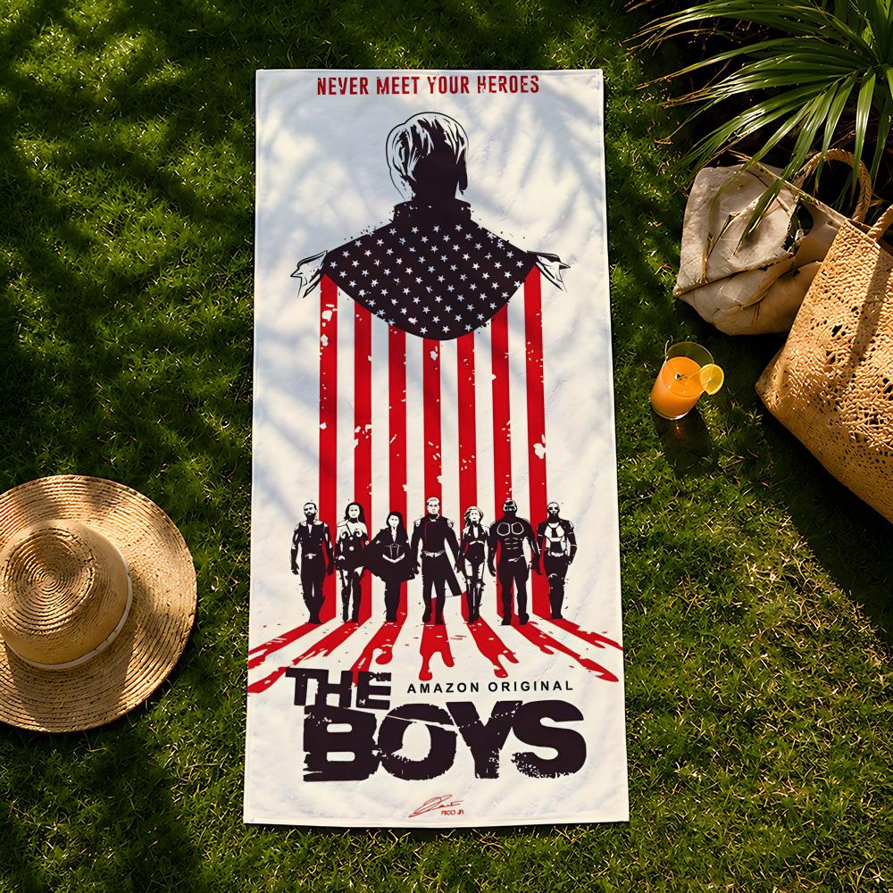 Драма Т-The B-Boys Полотенце Пляжное Полотенце, Быстросохнущее Впитывающее Полотенце Для Ванны Для Плавания, Спортзала, Кемпинга, Отдыха На Природе Горячий