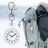 Clip Watch Keychain Analog Carabiner Watch Nurse Watch Pocket Watch Waterproof Outdoor Fashion Accessory