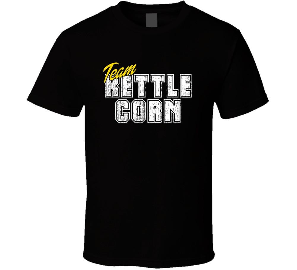 Team Kettle Corn Cool Foodie Team Food Fan Retro T Shirt