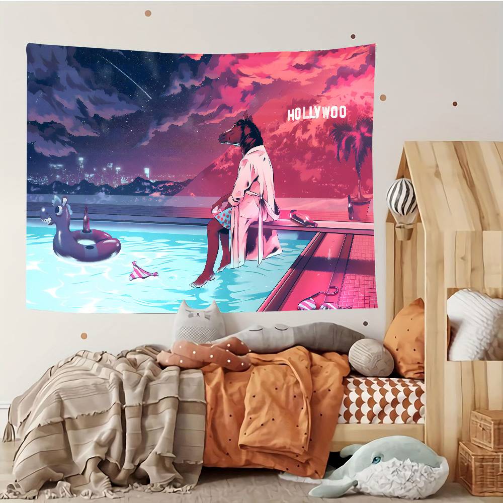 BBojack HHorsemans Tapestry Customizable Tapestries Of Various Styleswall Hangings Celebrity Photo Printingwall Hangings