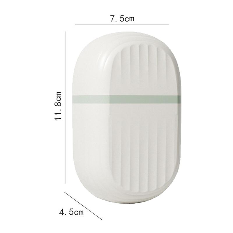Портативная герметичная мыльница с крышкой, овальная пластиковая мыльница, водонепроницаемый органайзер для посуды