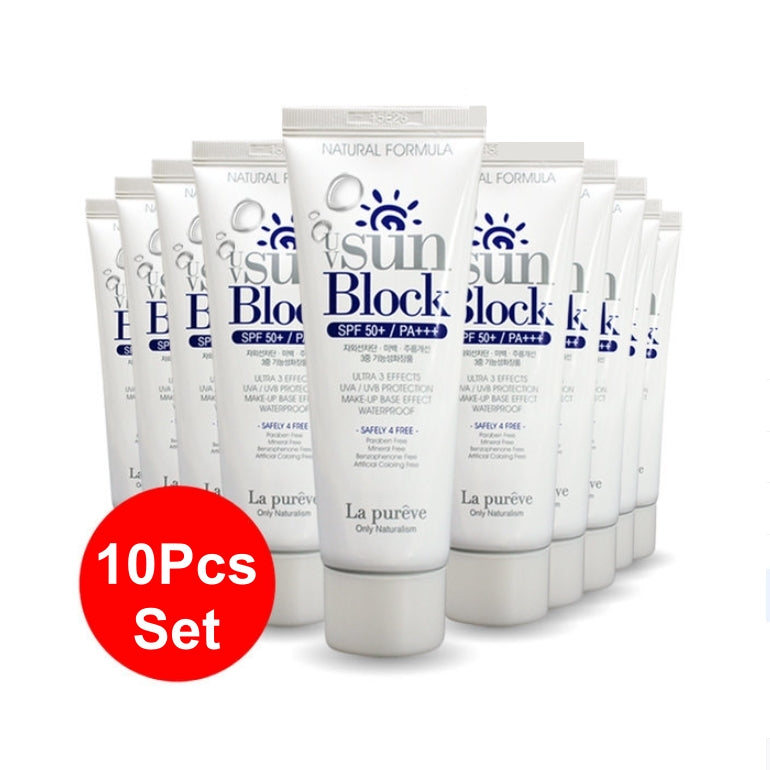 La Pureve UV Солнцезащитный крем SPF50+ PA+++ 50мл*3Pcs/5Pcs/10Pcs