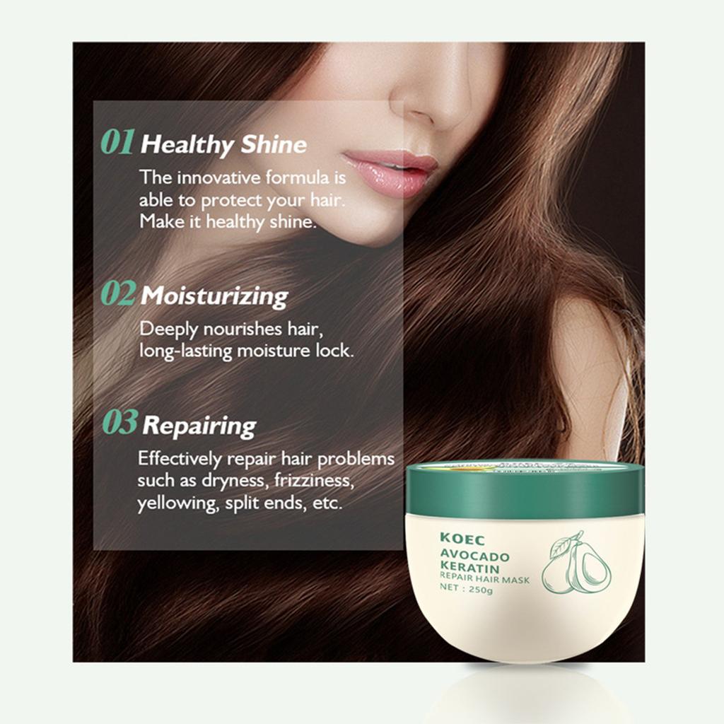 250g Keratin Soft And Smooth Hair Mask Hair Conditioner