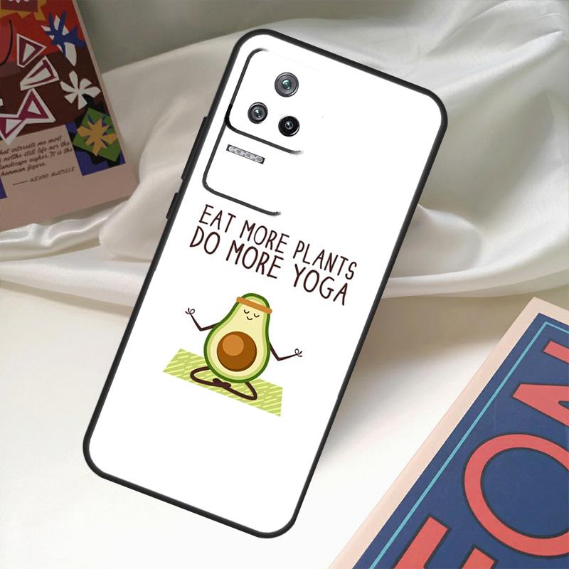 Чехол Avocado Yoga Funny Pattern для Xiaomi 14 13 Ultra 12 Lite 11T 12T 13T Pro POCO M6 X3 X5 X6 Pro F3 F5 M5s