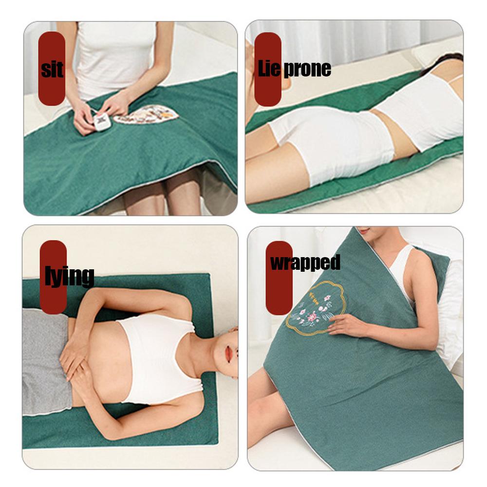 Electric Heating Moxibustion Mattress Temperature Control Blanket Full-body Moxa Therapeutic Heat Pad Wellness Heating Yoga Mat