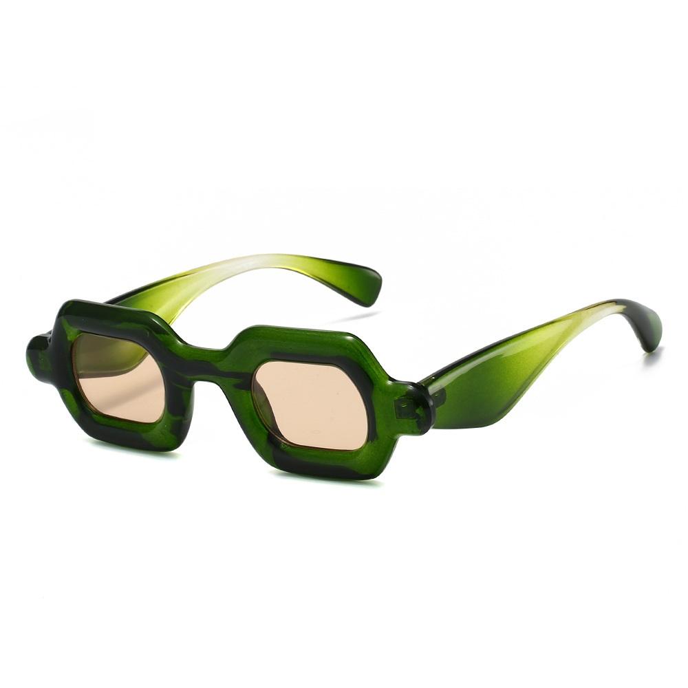 Новые Панк Квадратные Солнцезащитные Очки Женские Мужские Хип-Хоп Градиентная Рама Солнцезащитные Очки Унисекс Модные Оттенки Путешествия Пляж Очки Uv400