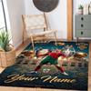 Mbappe Personalized Text Floor Rug Office Rug Perfect For Dormitory Balcony Outdoor Study Room Antislip Carpet Decorate Offices