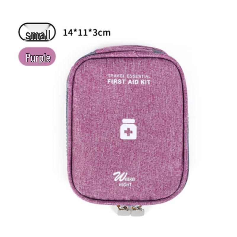 Portable Travel First Aid Kit: Complete Home Emergency & Disinfection Essentials (No Medicine Included)