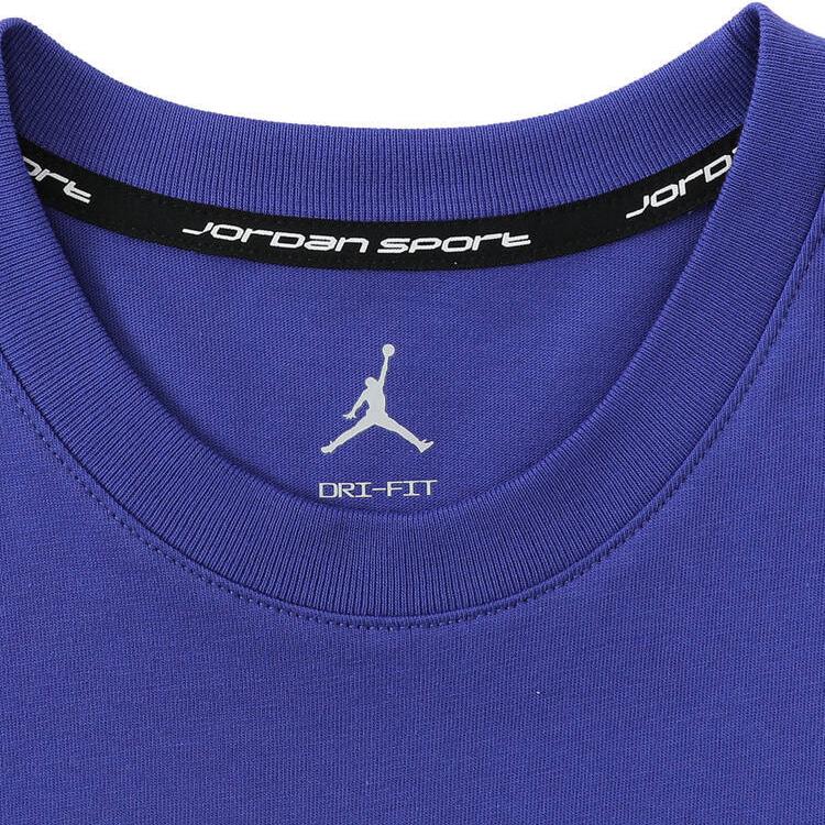 New Jordan As M J SPRT DF SS CREW T Shirt Men's Purple HJ2398-543
