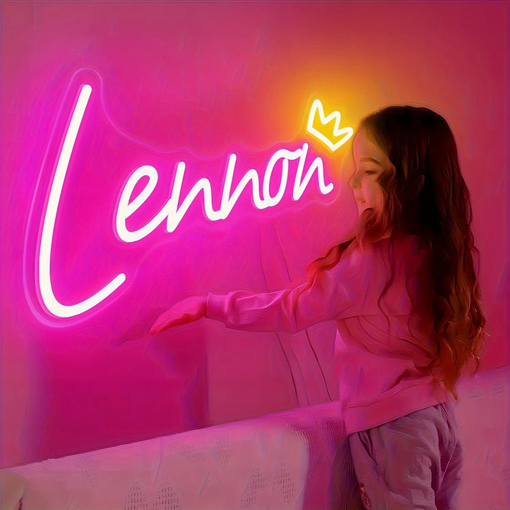 Customize Neon Sign Custom Personal LED Neon Lights Sign Name Decor Wedding Bar Salon Led Signs Bedroom Home Wall Decorations