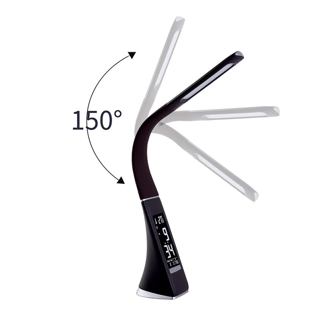 Multifunctional LED Desk Lamp Eye-Caring Table Lamp Adjustable Study Desk Light with Calendar