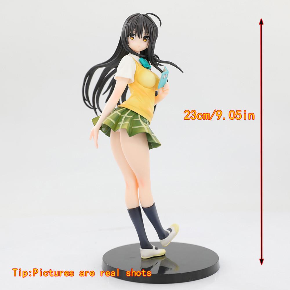 23СМ Аниме To LOVEru Котегава Юи Фигурка Школьная форма Наряд Стоячая модель Игрушка Подарок Коллекция Фигурка Действия ПВХ 1/7