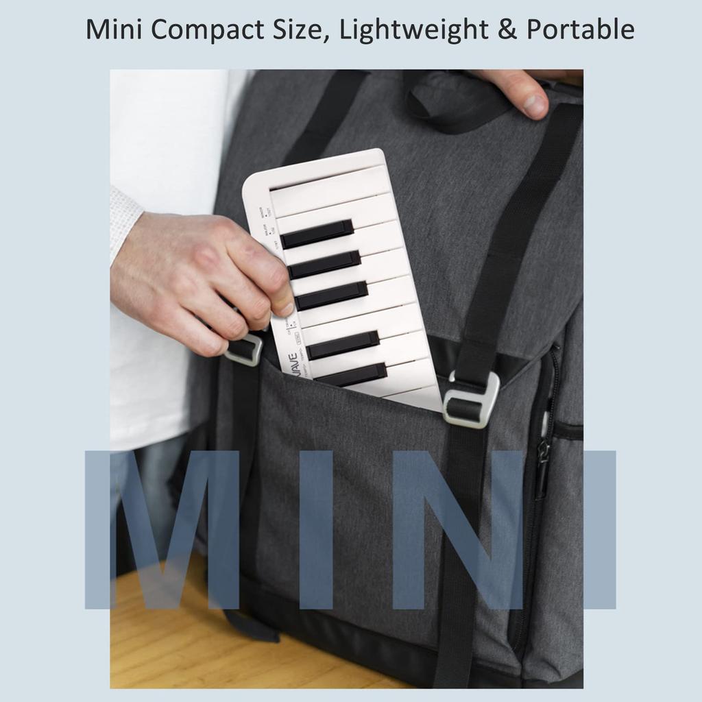 MIDI Rechargeable MIDI Control Mini Portable USB Keyboard MIDI 25 1 Knob SMK-25mini Keyboard, 25-Key Keyboard, Controller, Velocity-Sensitive Keys,
