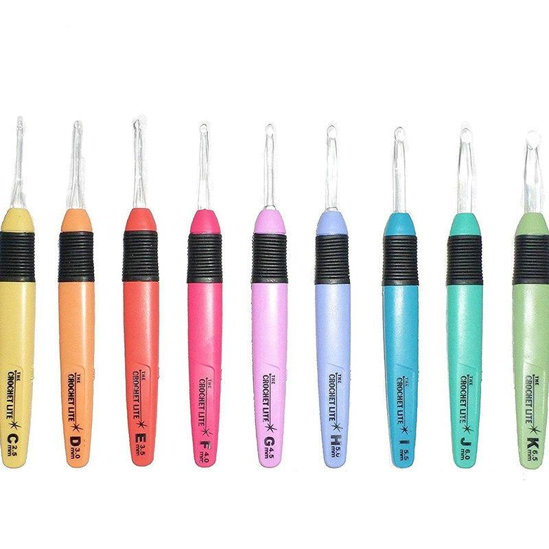 Игольчатый инструмент Светящийся крючок игла Вязальные спицы Светодиодные крючки для вязания Креативный инструмент для плетения