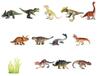 Diorama Animal Dinosaur Model Figures: Tyrannosaurus, Mosasaurus, and Ankylosaurus (Dinosaurs (12 Pcs.))