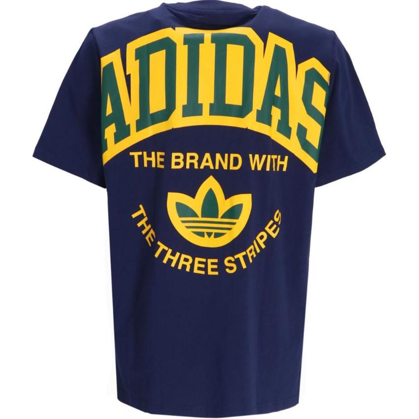 adidas Футболка с коротким рукавом VRCT Night Indigo для мужчин в уличном стиле IS0184