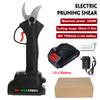 4-Speed 88V 35mm Cordless Electric Pruning Shear Scissors Bonsai Pruning Branches Cutter Orchard Garden Tools for Battery 1000W