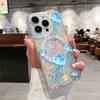 Прозрачный чехол с беспроводной зарядкой для Samsung Galaxy S25 S24 S23 S22 Ultra Plus S21 FE Милый узор медузы и рыбы